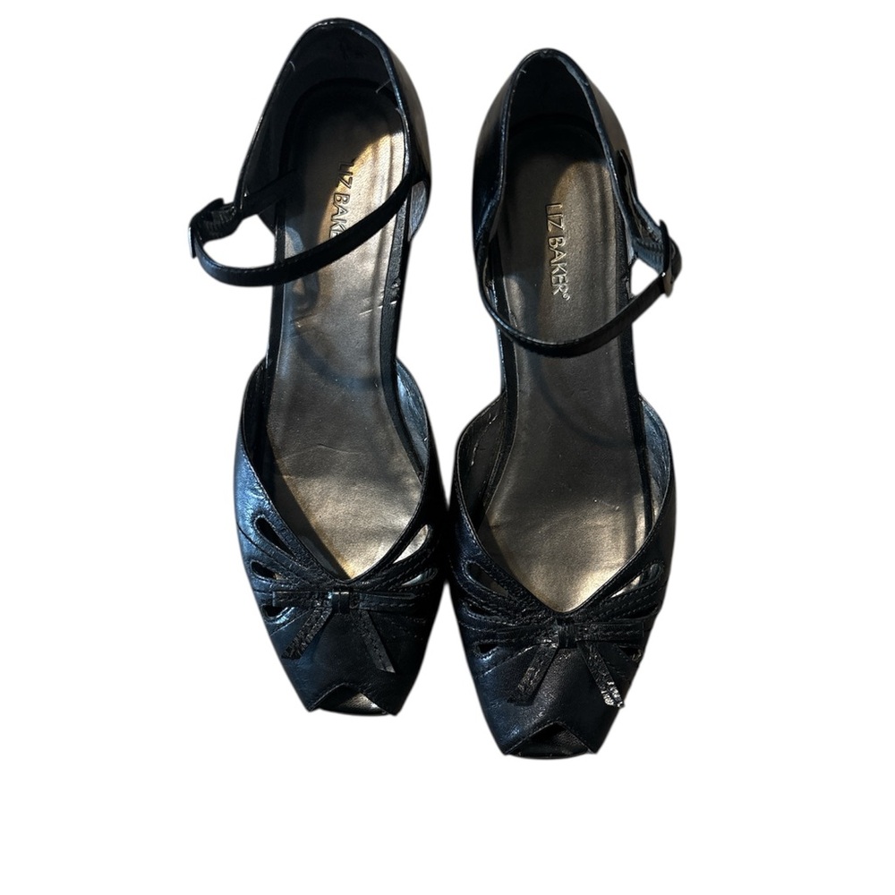 Liz Baker Black Heels Classic Formal Style